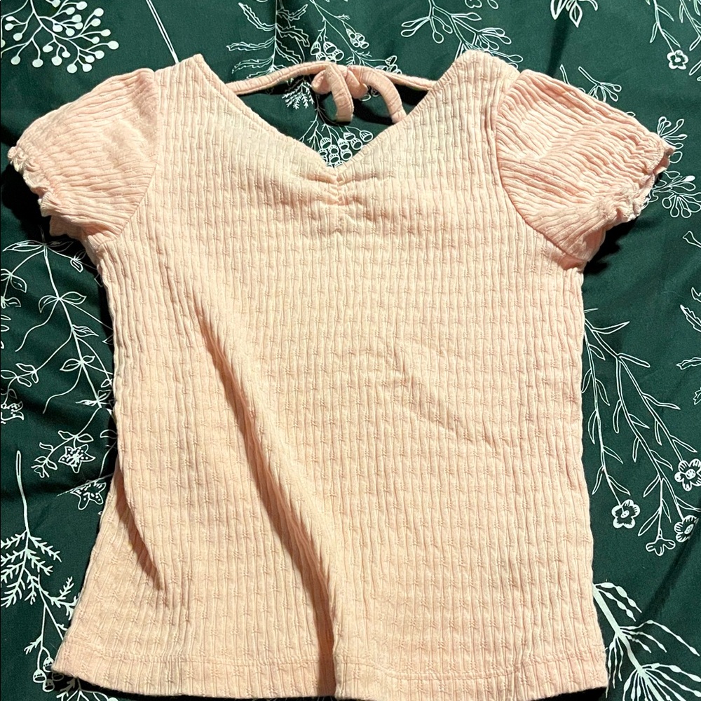 OshKosh B'gosh 4T Light Pink Textured Blouse